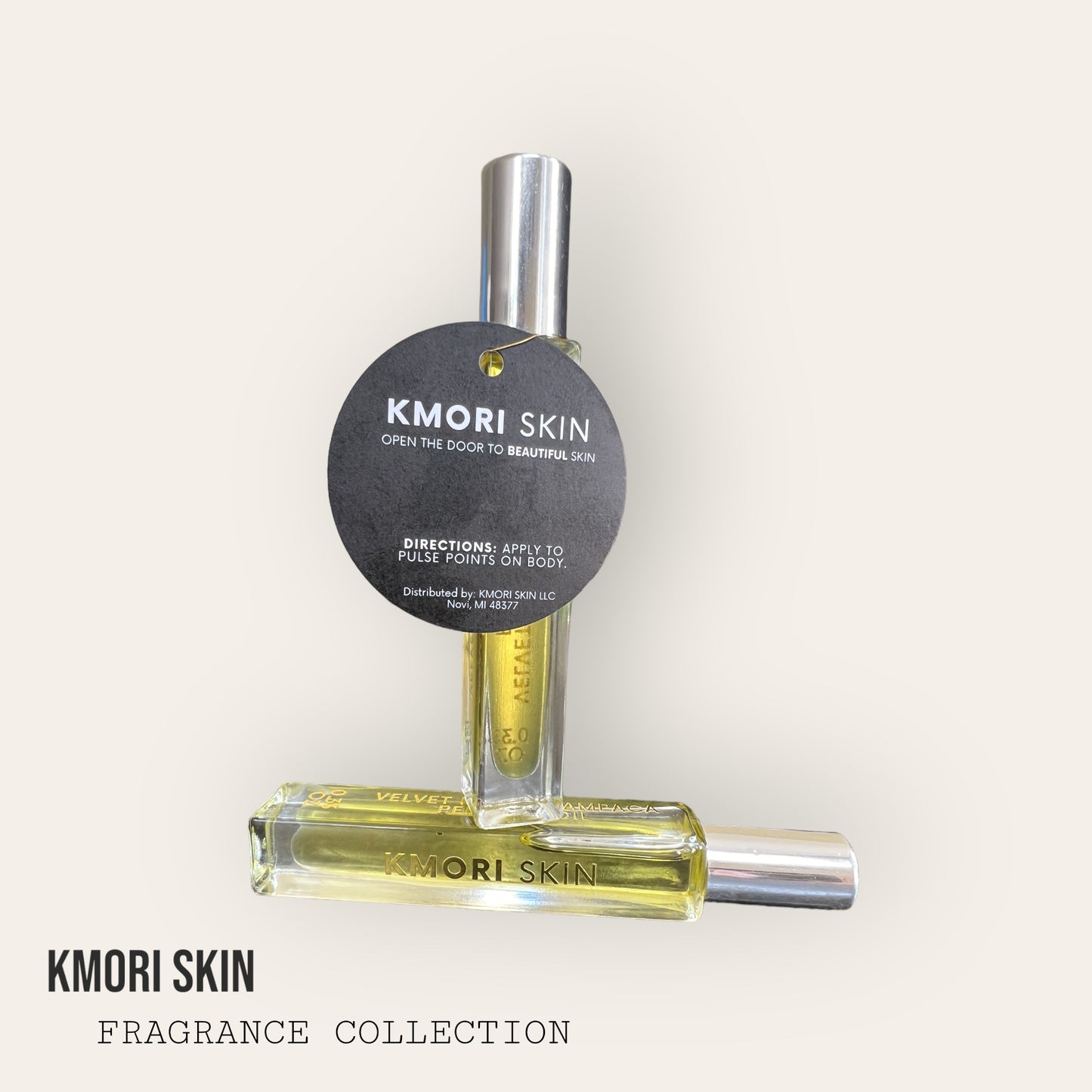 KMORI SKIN Perfume Oil Roller Ball: Velvet Rose Champaca