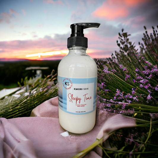 KMORI SKIN SLEEPY TIME Lavender + Chamomile Body Lotion 8 oz.